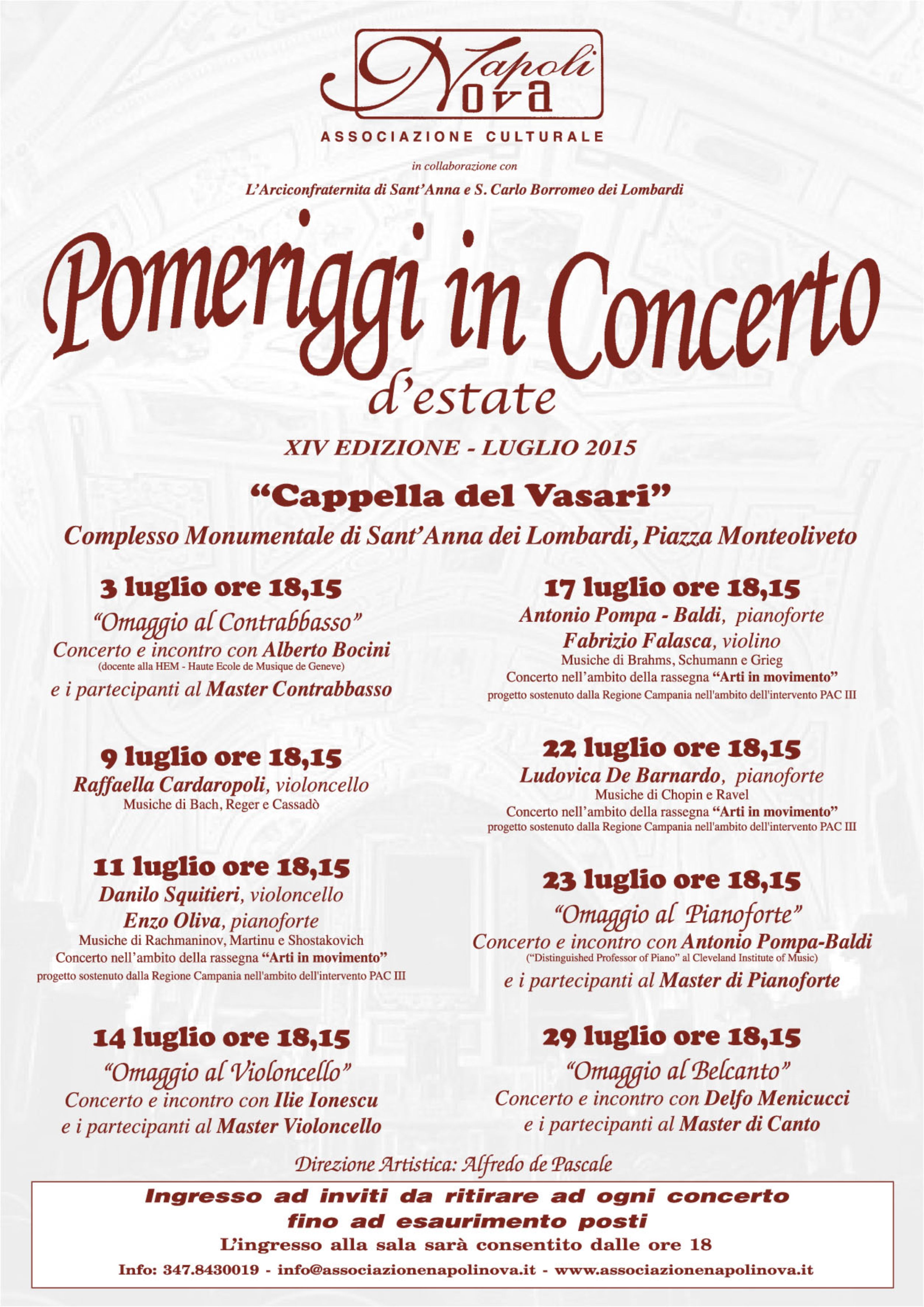 Pomeriggi in concerto al Museo Archeologico Nazionale